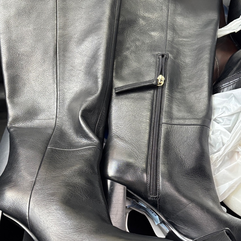 Mango Black Over the Knee Boots - Picture 5 of 8